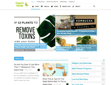 Tablet Screenshot of organic-family.com